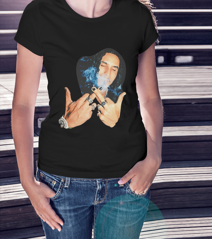 Brazil Matue Smoking Cigarette With Rings And Smoke T-Shirt