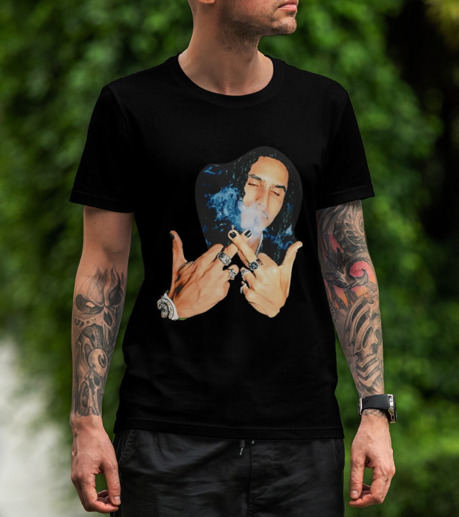 Brazil Matue Smoking Cigarette With Rings And Smoke T-Shirt