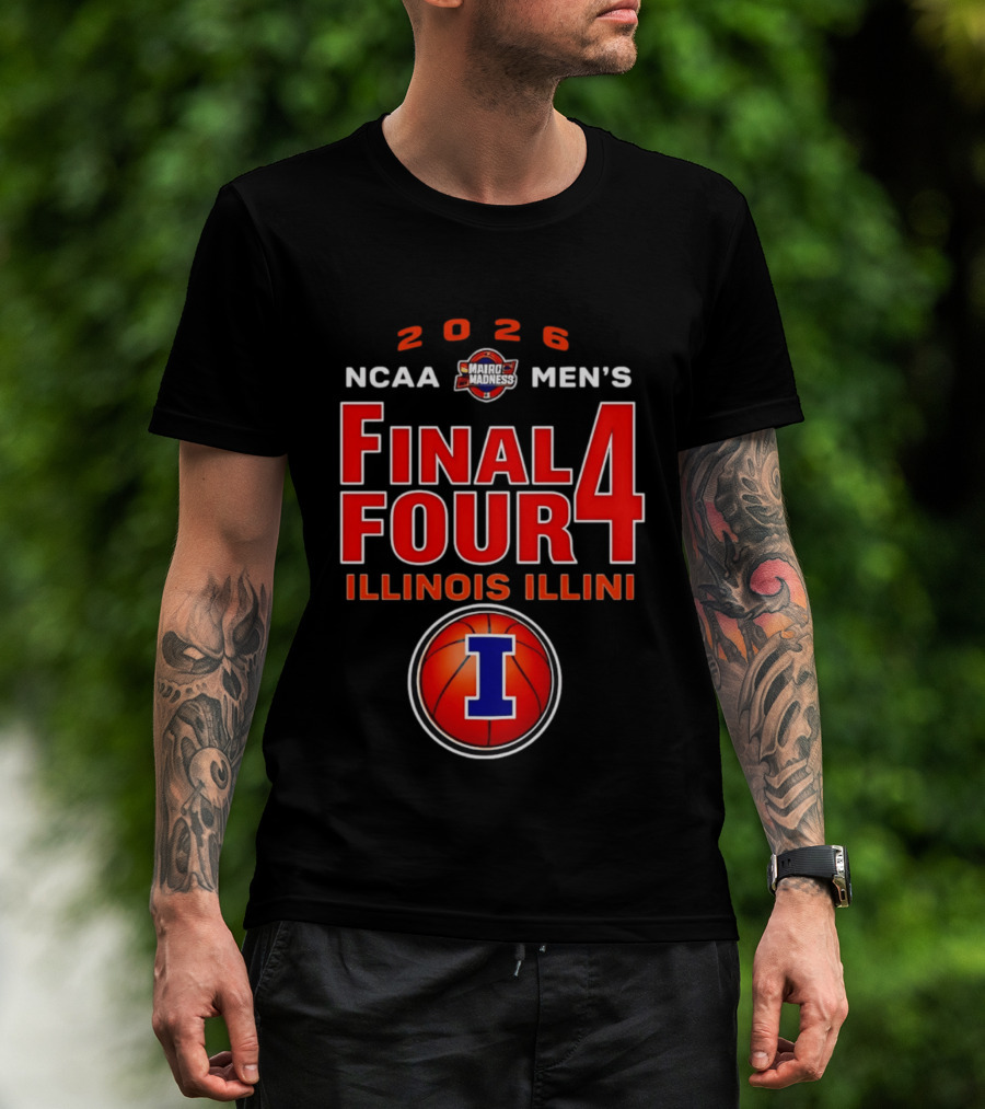 2026 NCAA Men's Final Four Illinois Illini March Madness T-Shirt