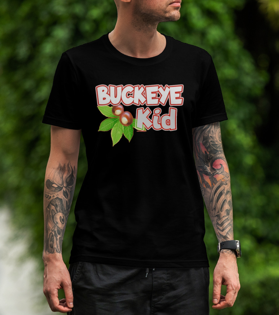 Buckeye Kid Ohio Tree Nut Leaf Home T-Shirt