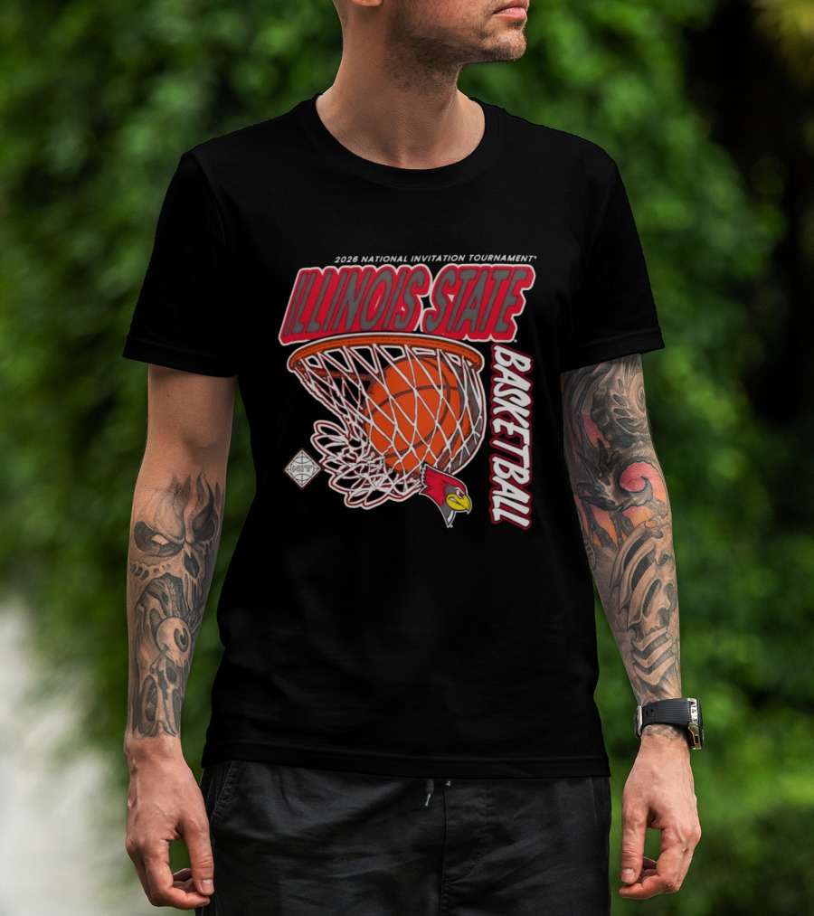 Illinois State Redbirds 2026 National Invitation Tournament Basketball T-Shirt