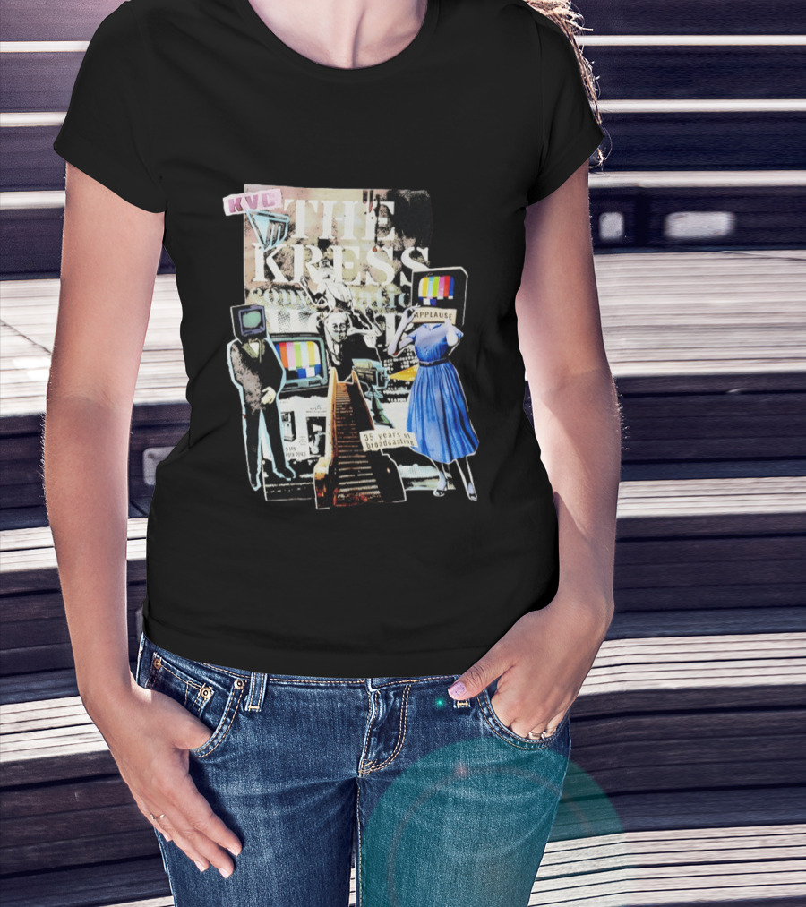 KVC The Kress 35 Years Of Broadcasting TV Applause T-Shirt