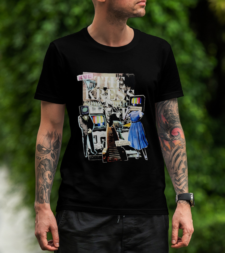 KVC The Kress 35 Years Of Broadcasting TV Applause T-Shirt