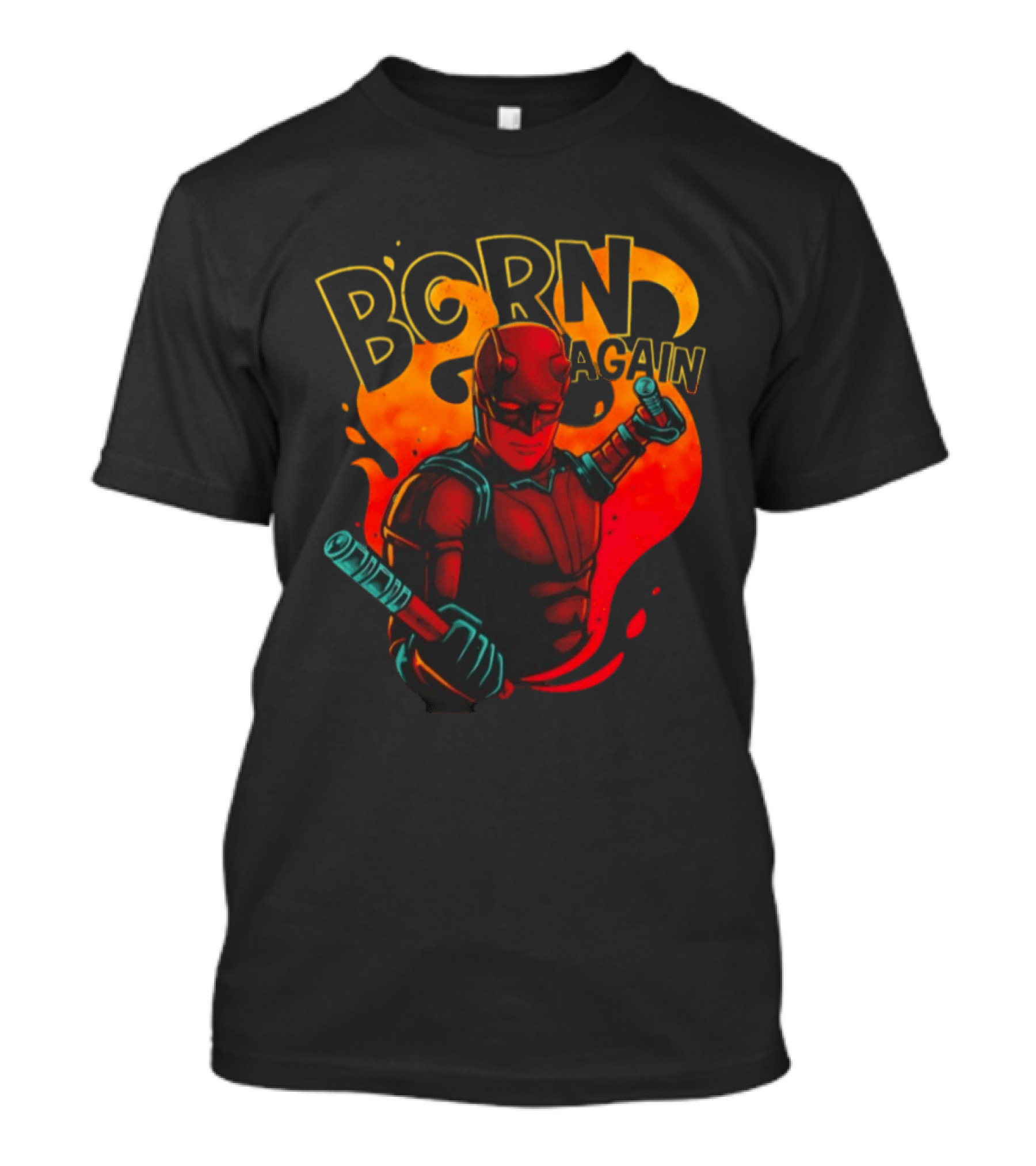 Born Again Daredevil Fiery Resurrection T-Shirt