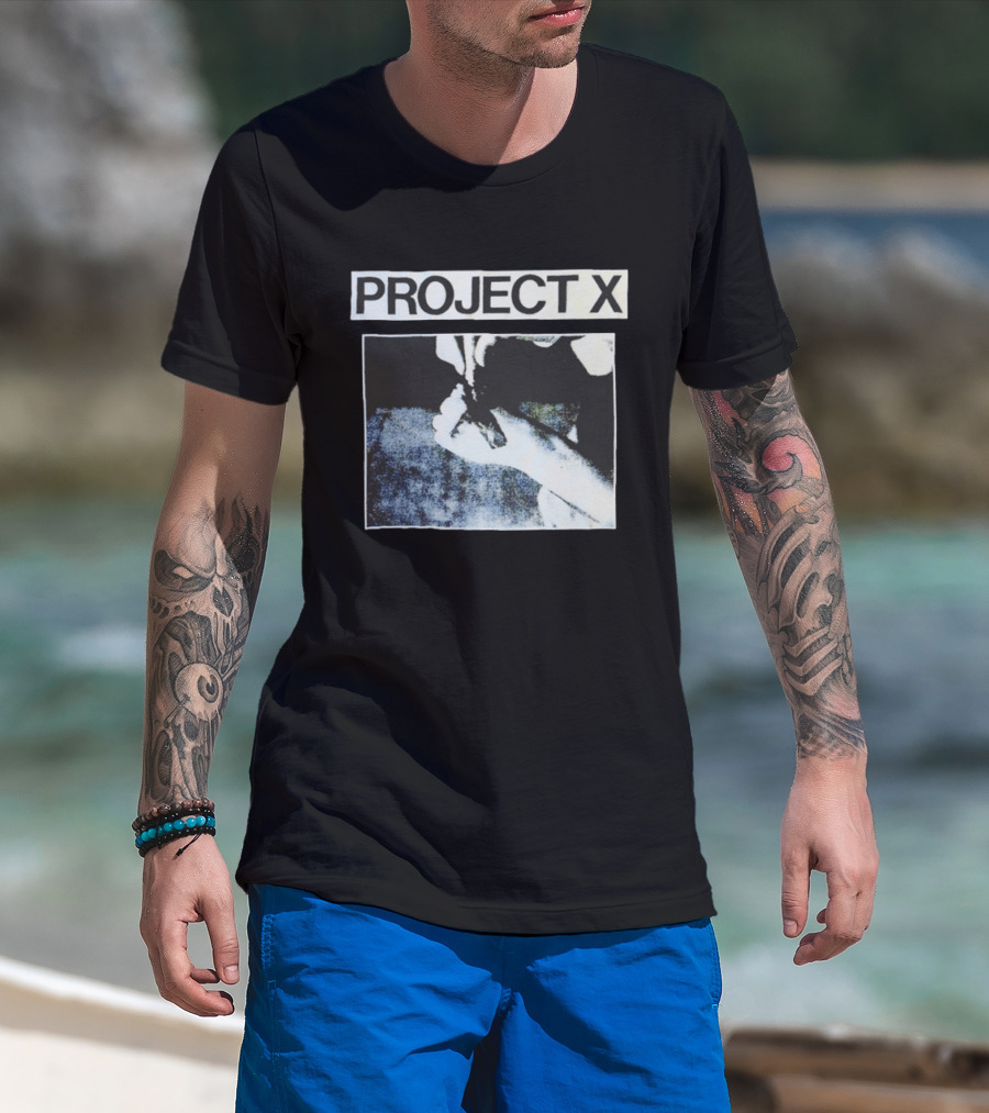 Project X Straight Edge Hardcore Revenge Image T-Shirt