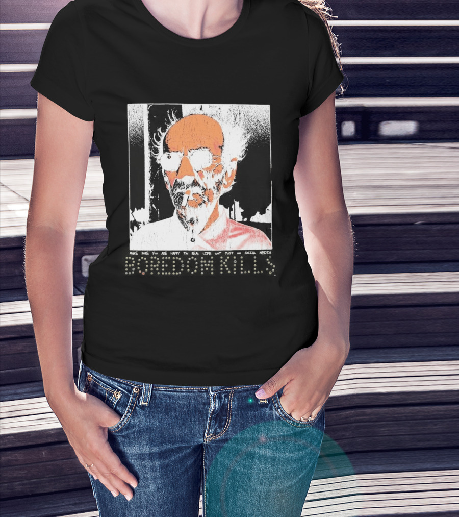 Make Sure You Are Happy In Real Life Andy Warhol Teacher T-Shirt