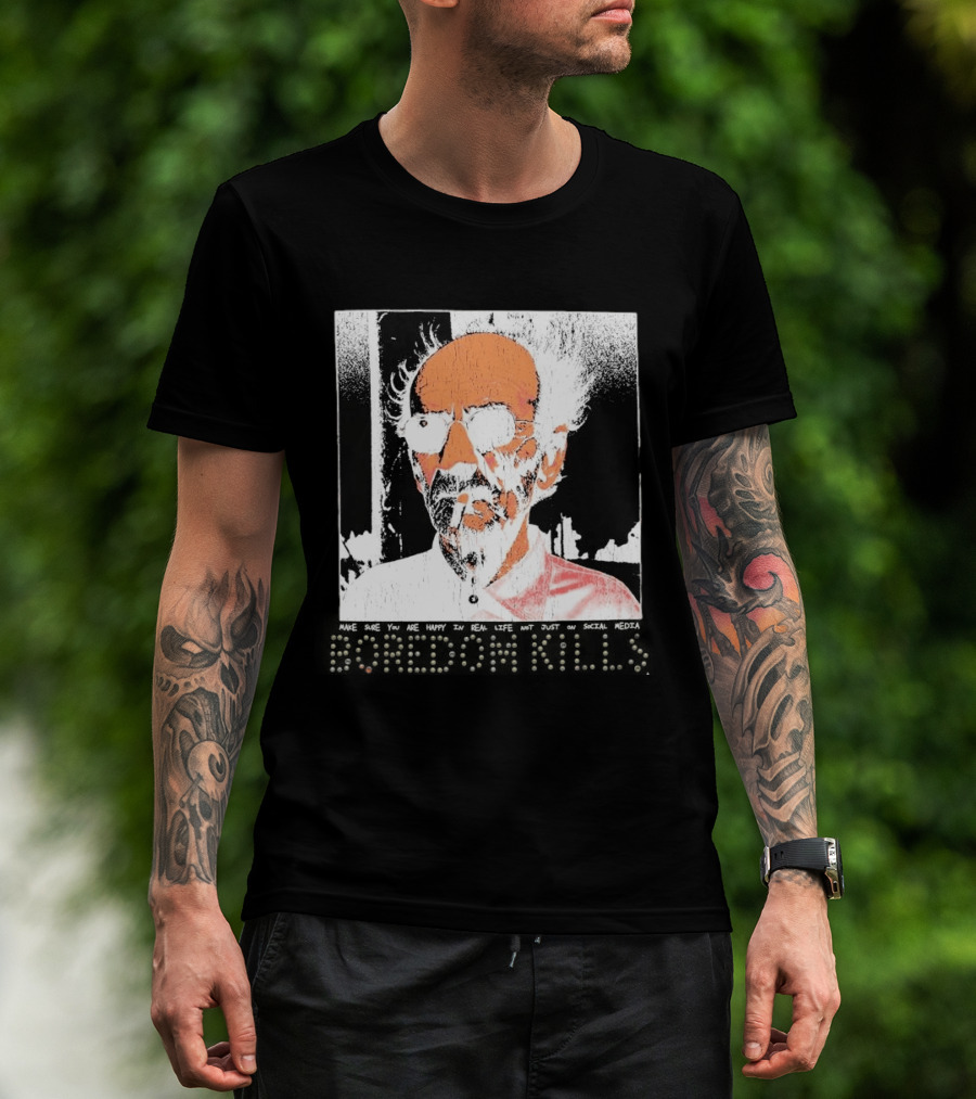 Make Sure You Are Happy In Real Life Andy Warhol Teacher T-Shirt