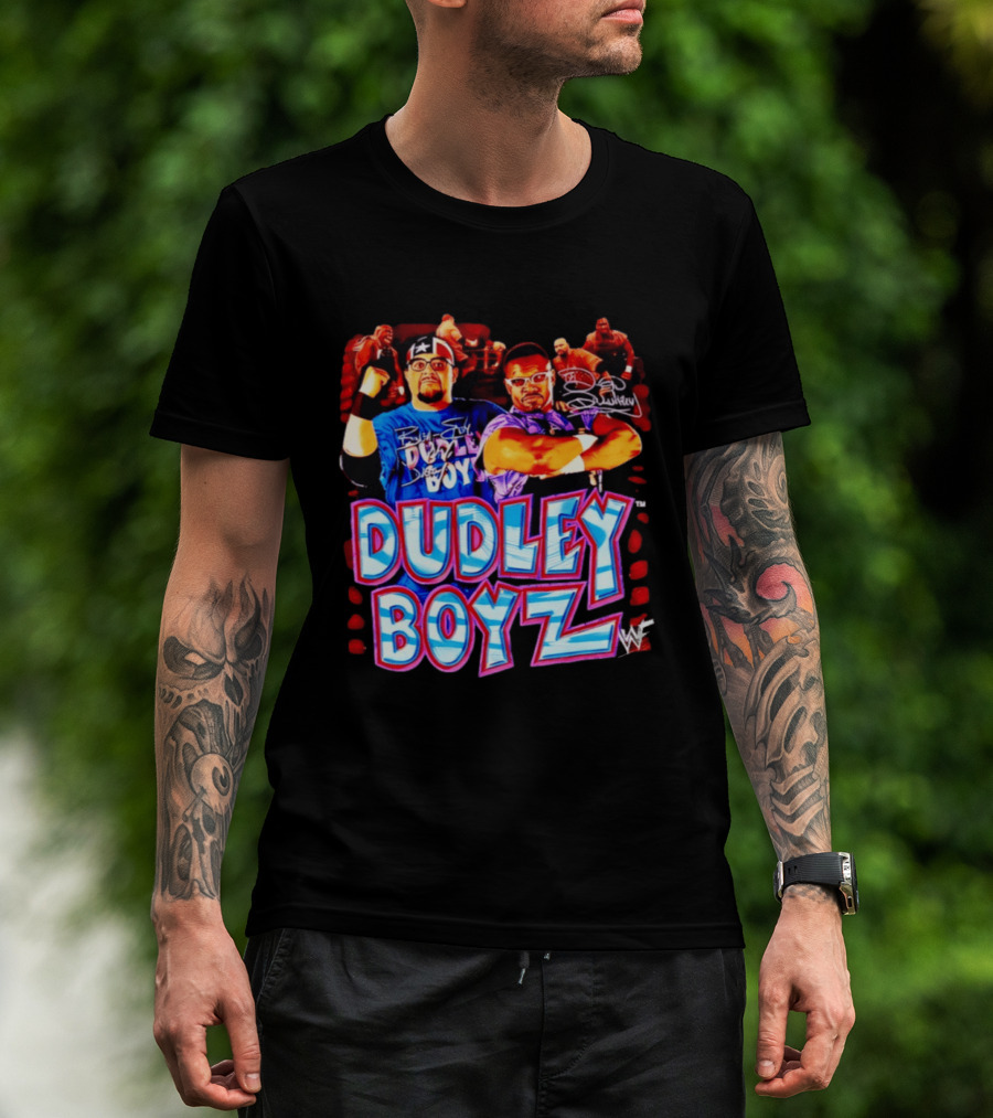 Dudley Boyz WWE Wrestling Legends Bubba Ray D Von Signature T-Shirt