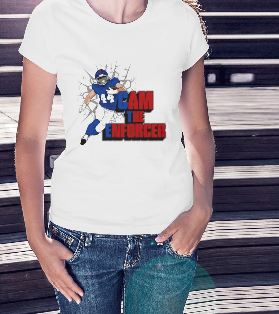 Cam The Enforcer New York Giants Football Player T-Shirt