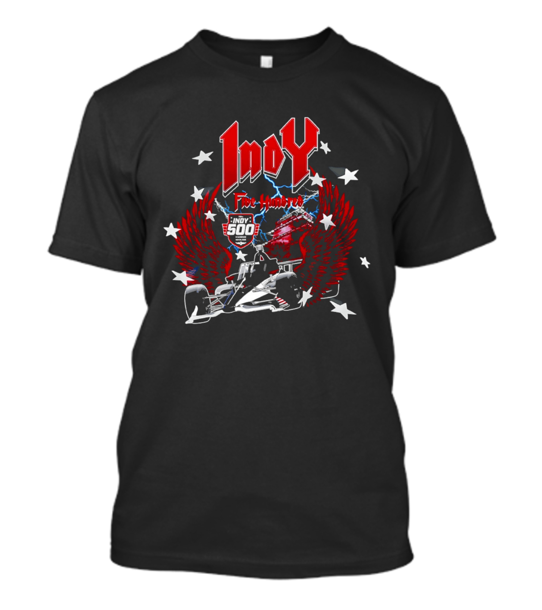 Indy 500 Car Five Hundred Racing 2026 Victory Wings T-Shirt