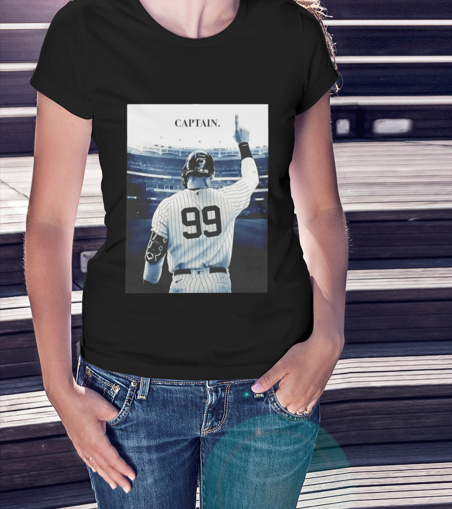 Aaron Judge 99 New York Yankees Captain Pointing Celebration T-Shirt