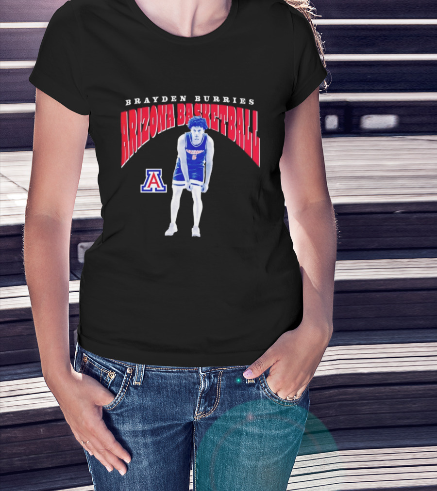 Brayden Burries Arizona Basketball 90s T-Shirt