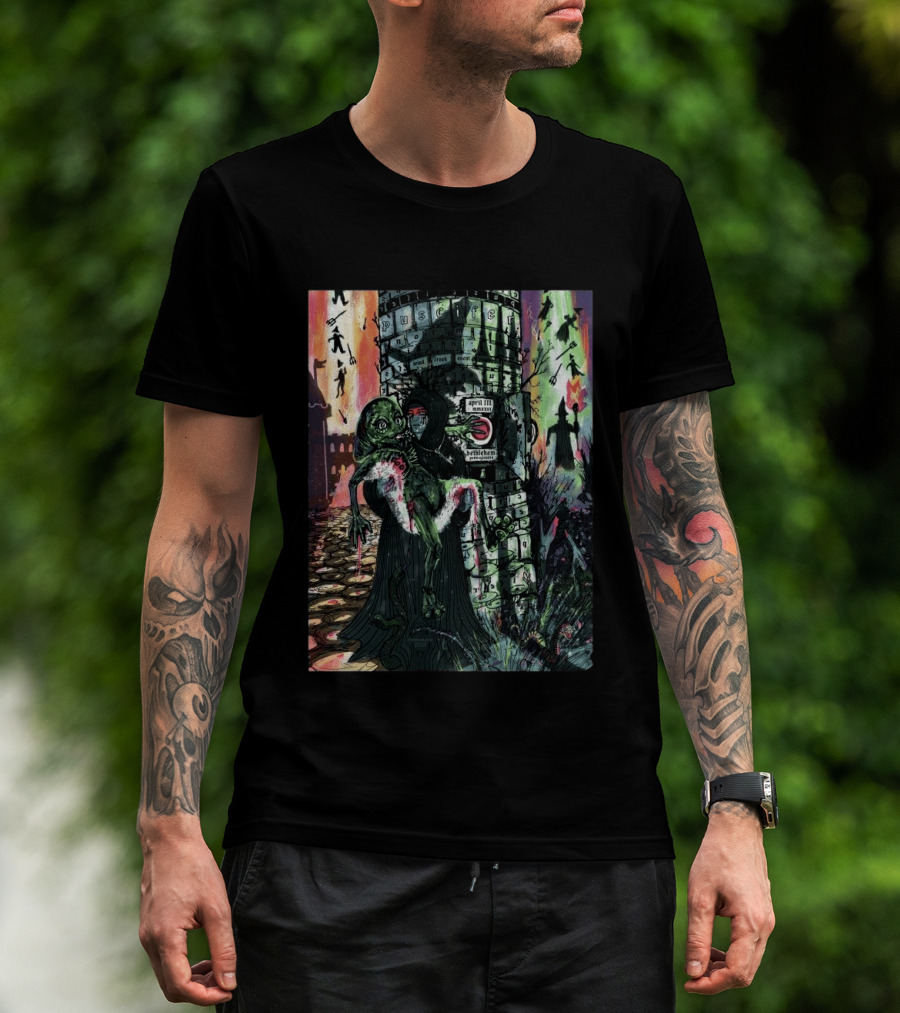 Puscifer Bethlehem April 3 2026 Creepy Creature With Robed Figure T-Shirt