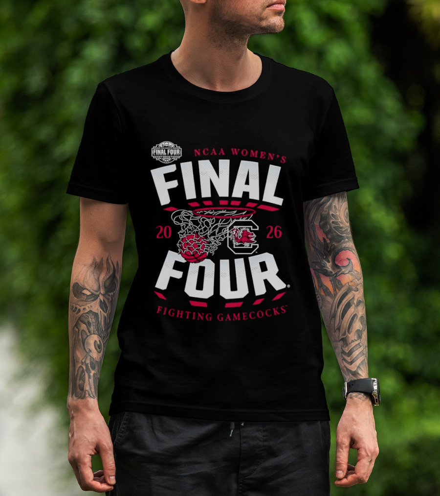 NCAA Women's Final Four 2026 Fighting Gamecocks T-Shirt