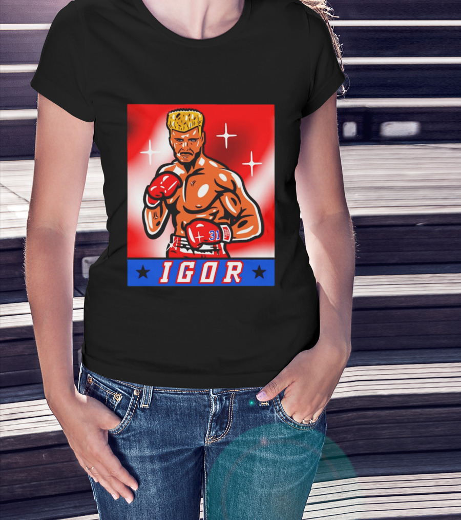 Igor Drago I Must Break You New York Rangers Boxing T-Shirt