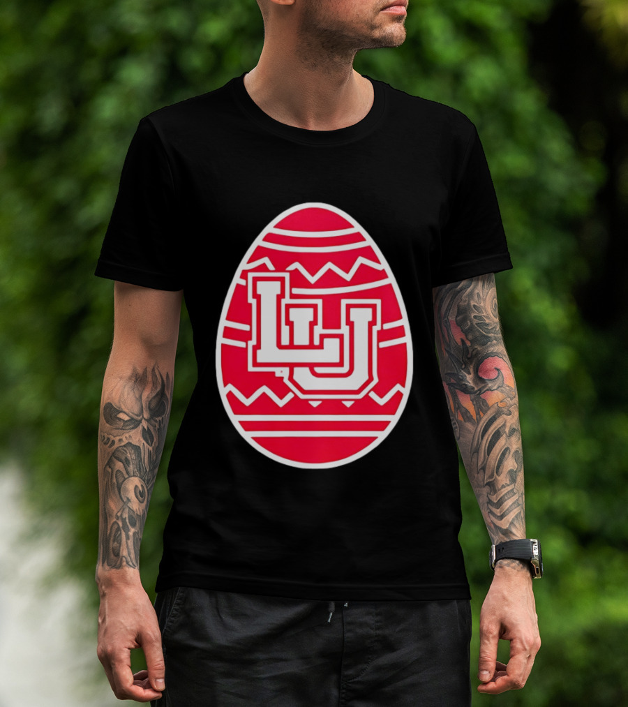 Liberty Union LU Easter Egg Red And White T-Shirt
