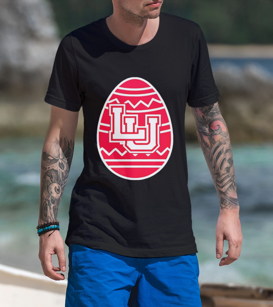 Liberty Union LU Easter Egg Red And White T-Shirt