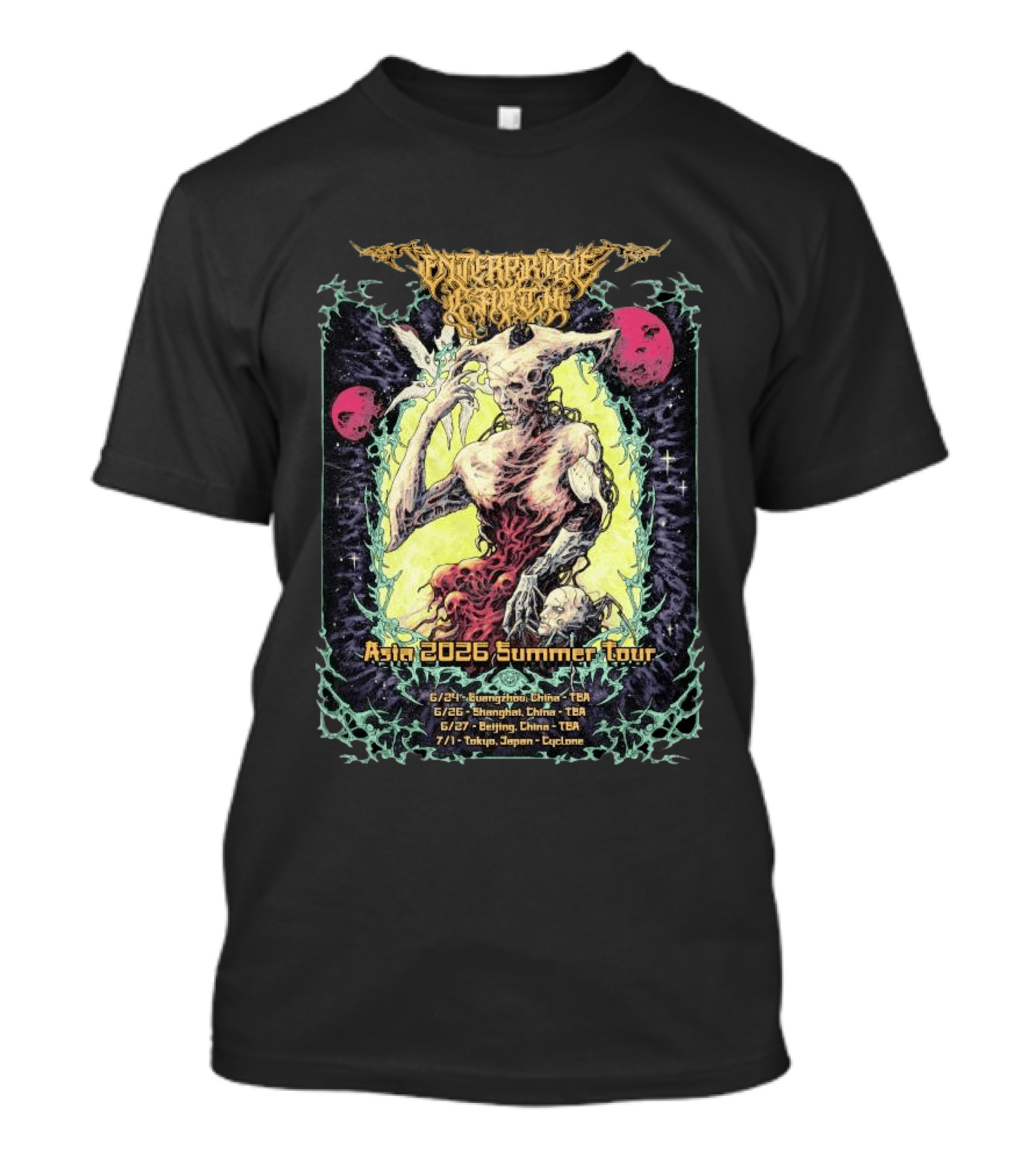 Enterprise Earth Asia 2026 Summer Tour Guangzhou Shanghai Beijing Tokyo Cyclone T-Shirt