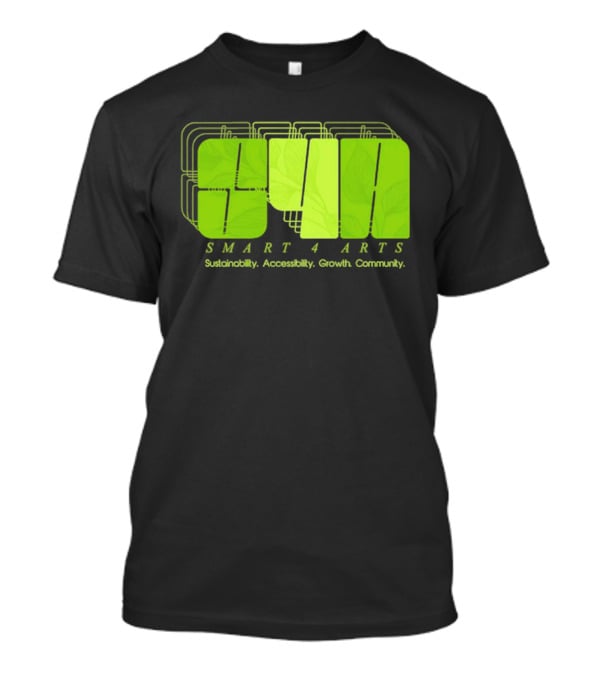 SMART 4 ARTS Sustainability Accessibility Growth Community Leaf T-Shirt
