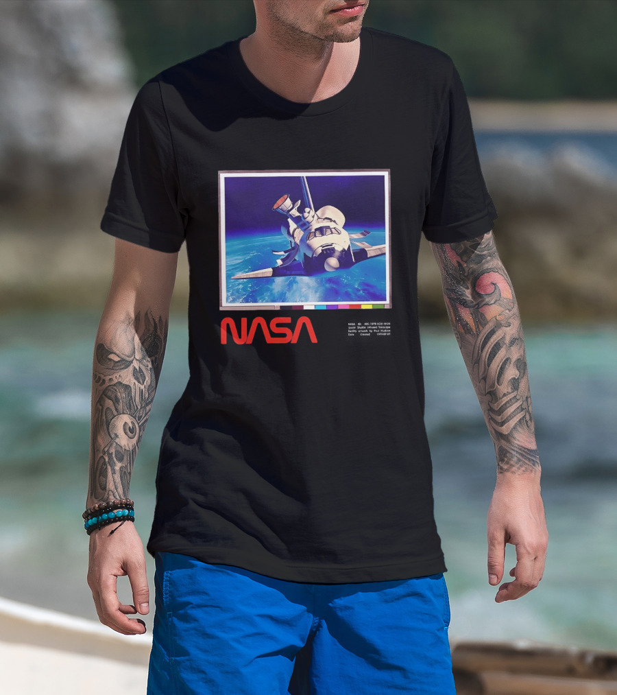 Space Shuttle In Orbit NASA T-Shirt