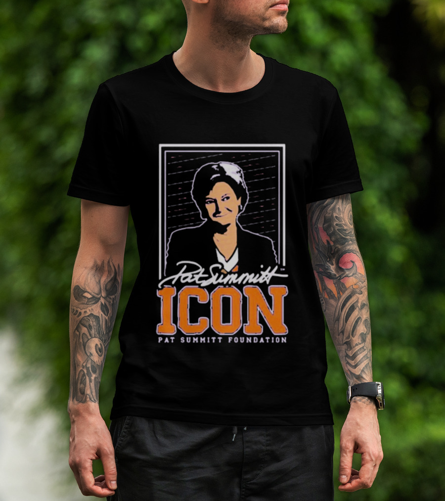 Pat Summitt Icon Tennessee Vols Pat Summitt Foundation T-Shirt