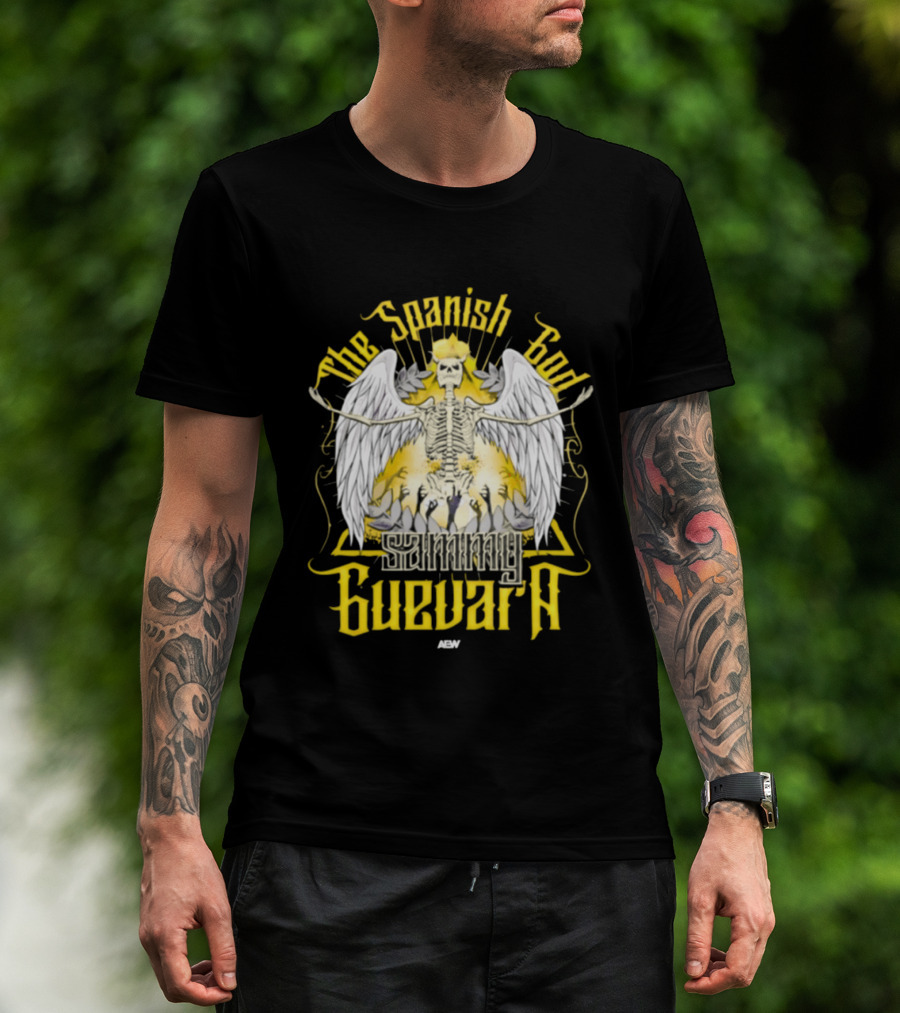 The Spanish God Sammy Guevara Wings And Crown Ascendant T-Shirt