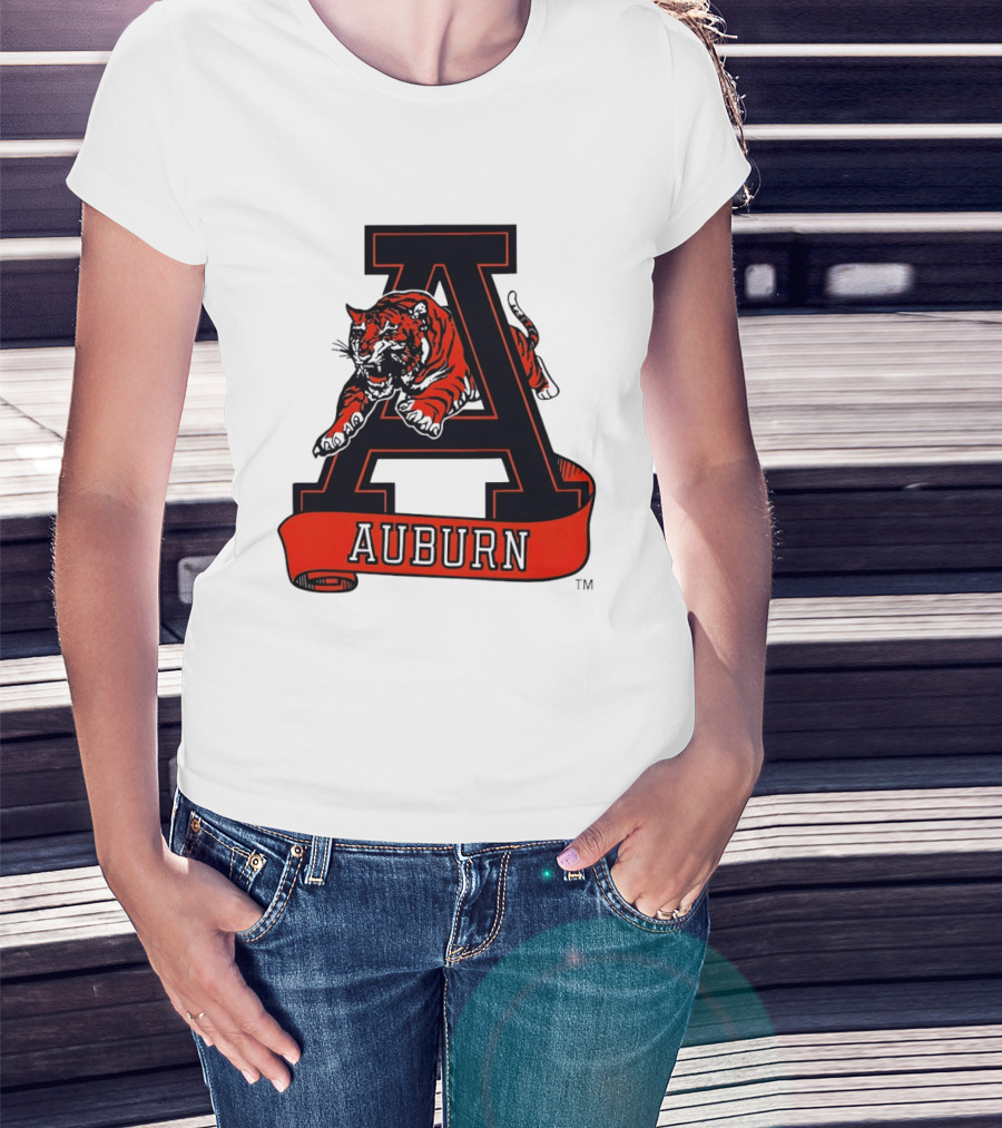 Auburn Tigers Auburn University Basketball NBA Team Spirit Tiger T-Shirt