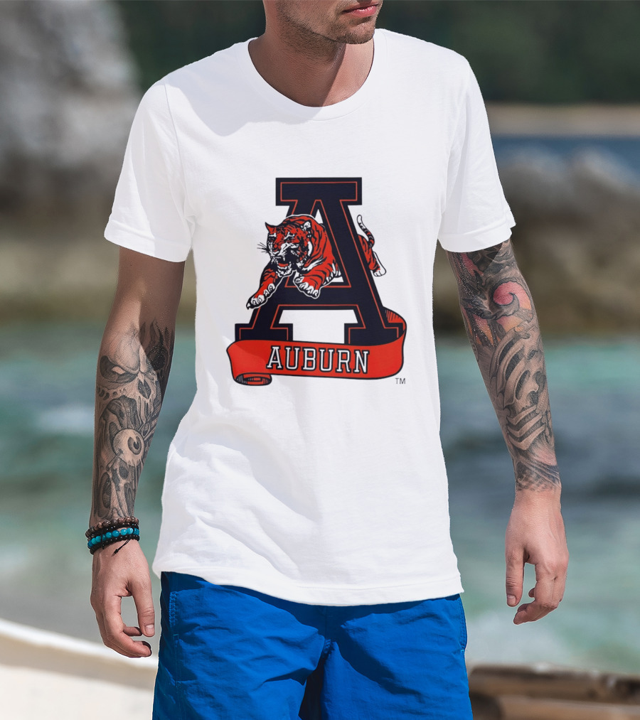 Auburn Tigers Auburn University Basketball NBA Team Spirit Tiger T-Shirt