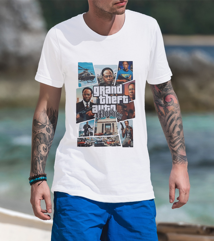 Grand Theft Auto Mordix Classic Crime Action Game T-Shirt