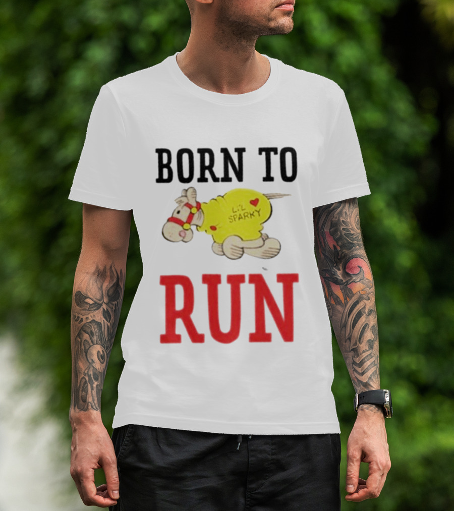 Born To Run Li'l Sparky Retro Cartoon T-Shirt