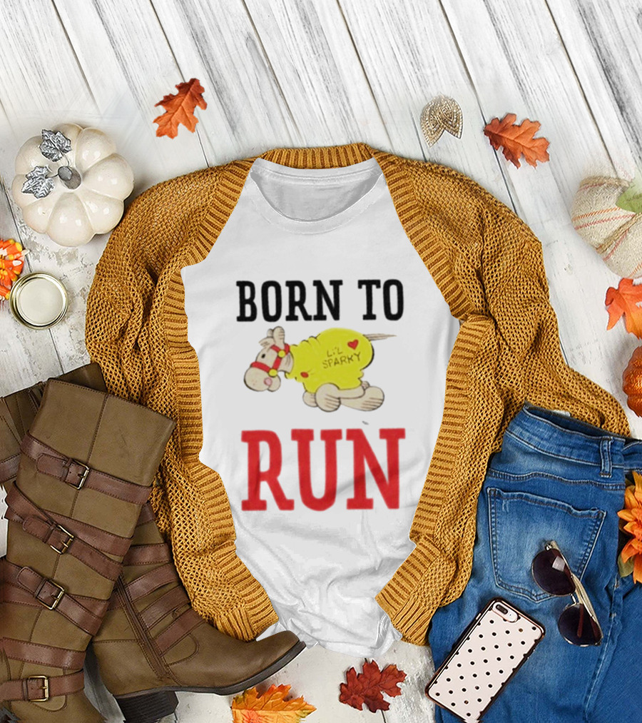 Born To Run Li'l Sparky Retro Cartoon T-Shirt