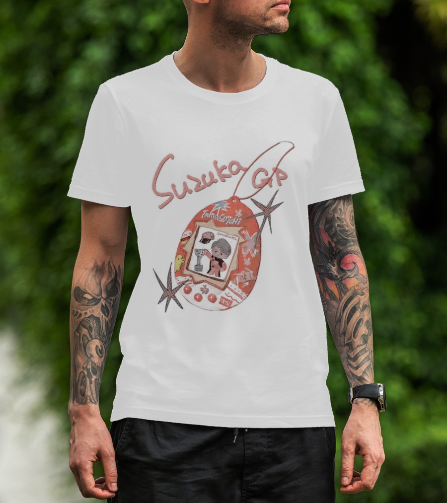 Suzuka GP Tamagotchi Virtual Pet Racing Device T-Shirt