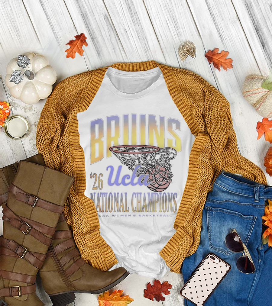 BRUINS UCLA '26 NATIONAL CHAMPIONS Basketball Hoop T-Shirt
