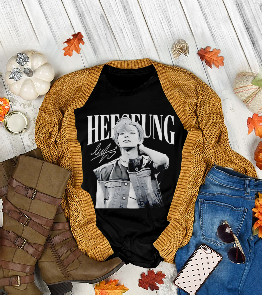 Heeseung ENHYPEN Signature Style Retro Look T-Shirt