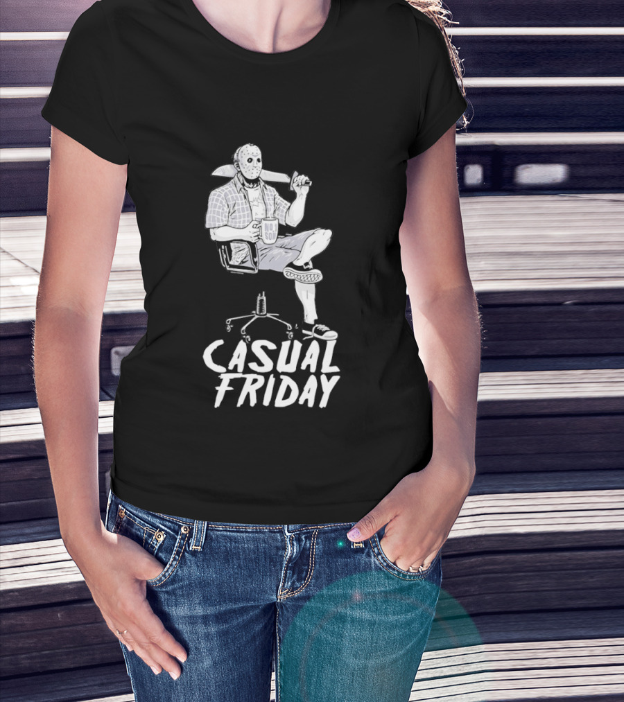 Jason Voorhees No Soi Casual Friday The 13th T-Shirt