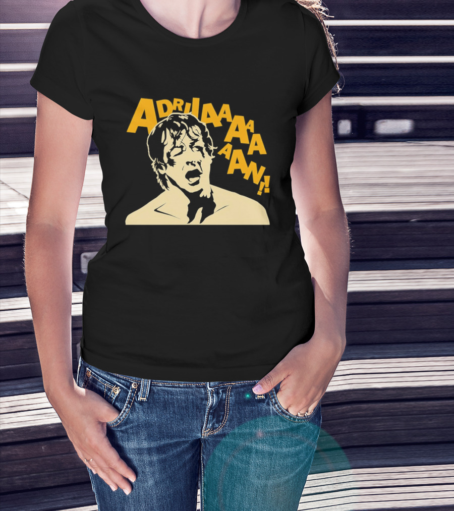Rocky Balboa Adrian Yelling Iconic Movie Scene T-Shirt