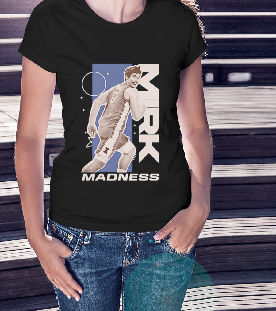 Mirk Madness Illinois Fighting Illini Basketball David Mirkovic T-Shirt