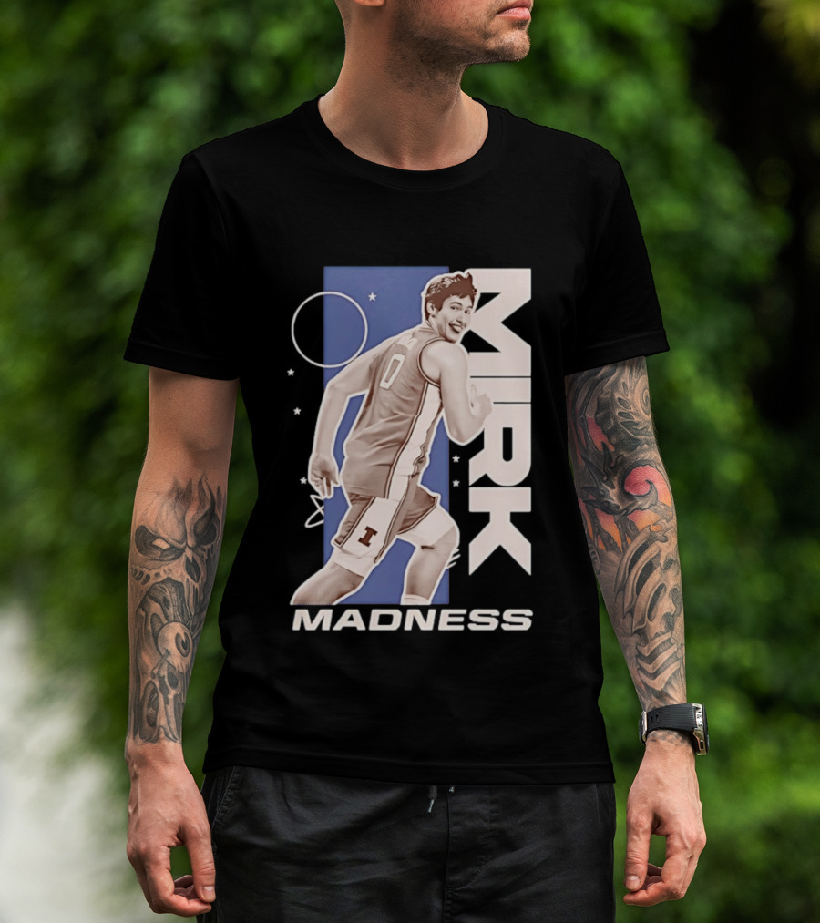 Mirk Madness Illinois Fighting Illini Basketball David Mirkovic T-Shirt