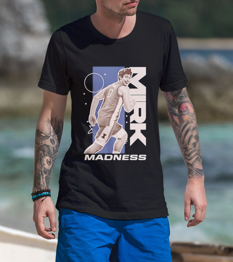Mirk Madness Illinois Fighting Illini Basketball David Mirkovic T-Shirt