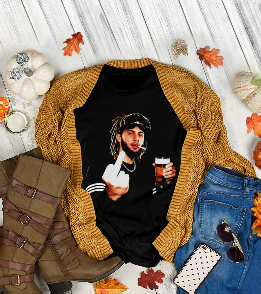 Fernando Tatis Jr middle finger drinking beer and smoking T-Shirt