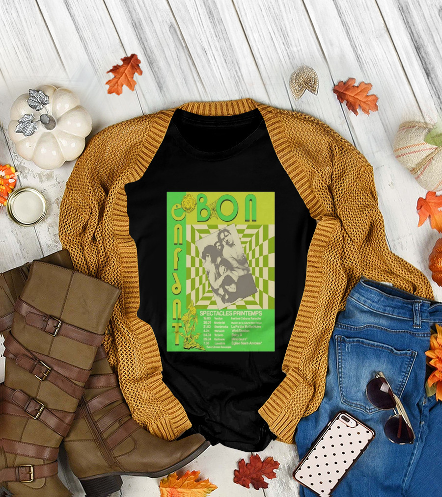 Bon Enfant Spectacles Printemps 2026 Tour Verdun Montréal Sherbrooke Warwick Toronto Gatineau Lavaltire T-Shirt