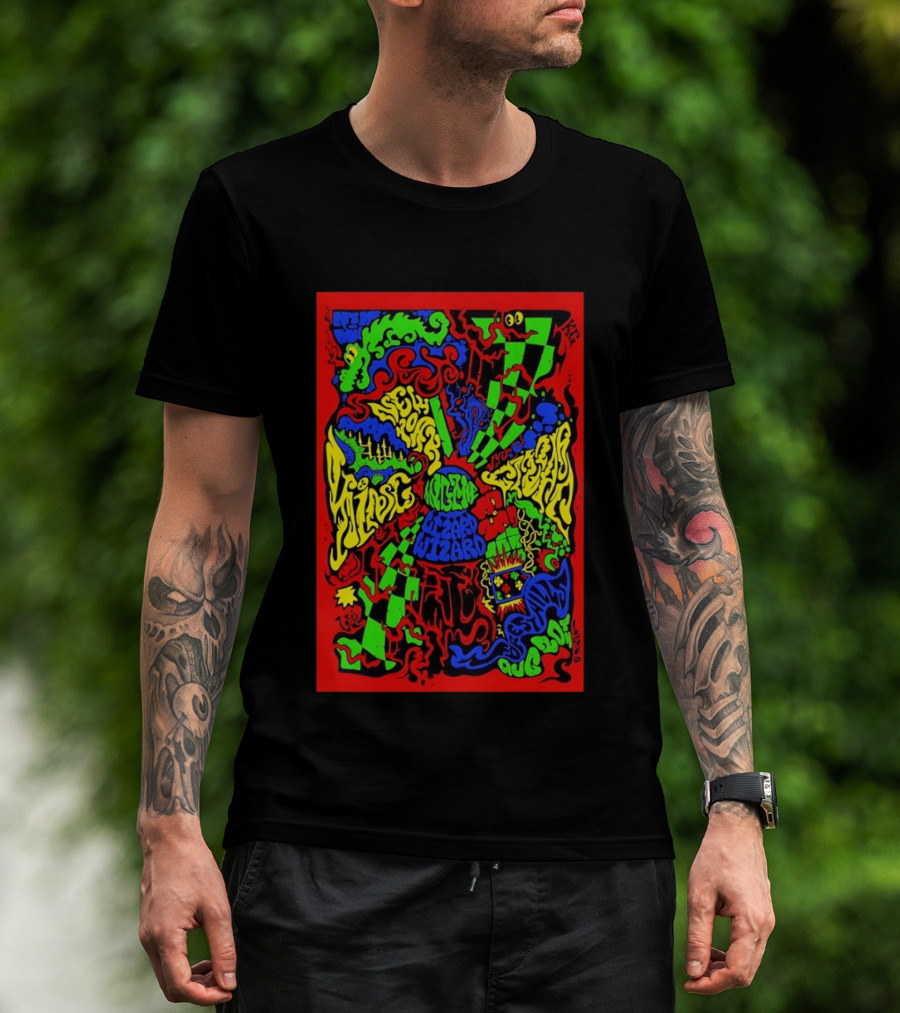 King Gizzard And The Lizard Wizard New York Forest Hills 8 20 2026 Psychedelic T-Shirt