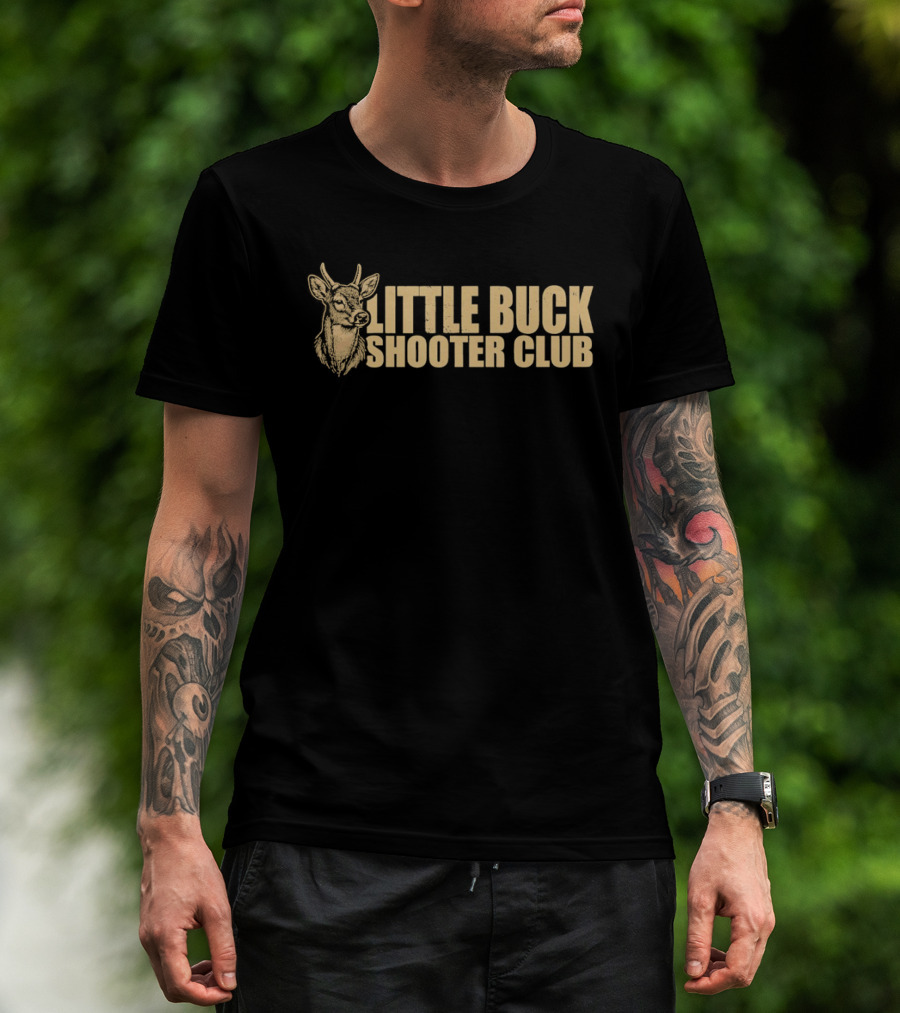 Little Buck Shooter Club Deer Hunting Bowhunter T-Shirt