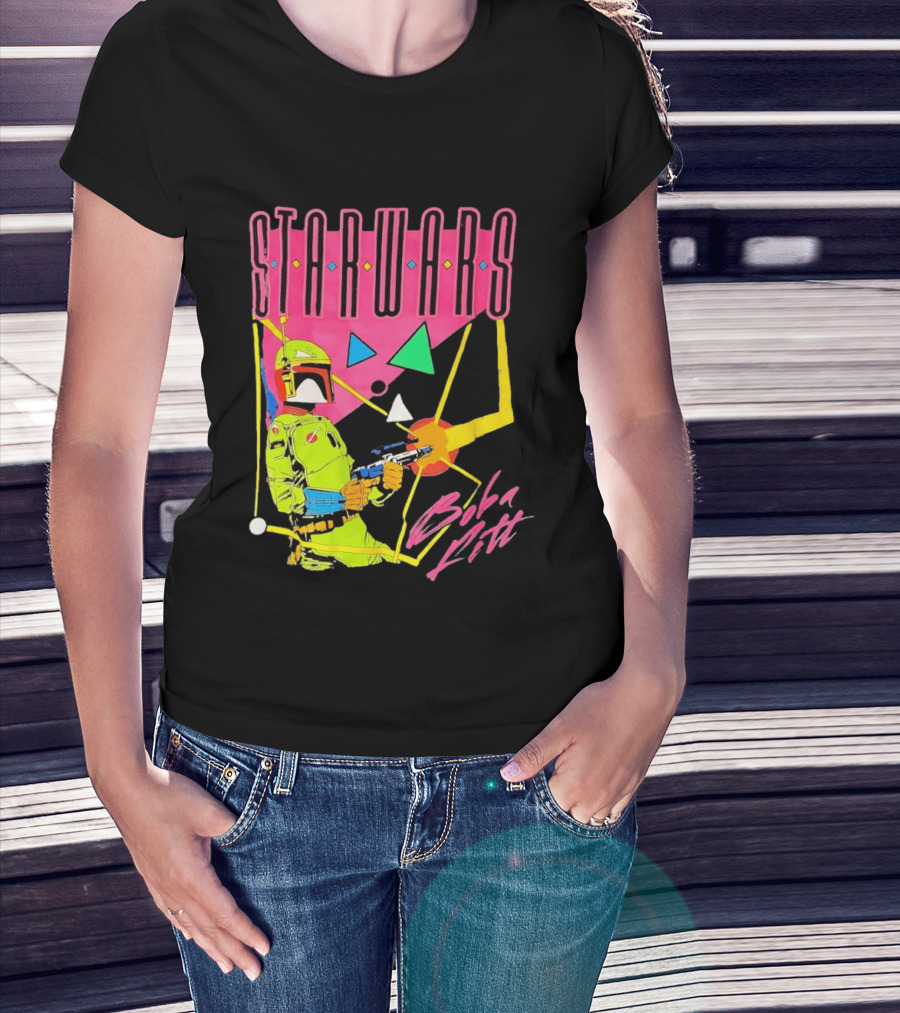 Star Wars Boba Fett Neon T-Shirt