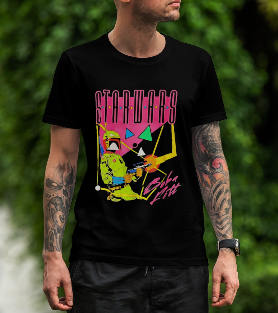 Star Wars Boba Fett Neon T-Shirt