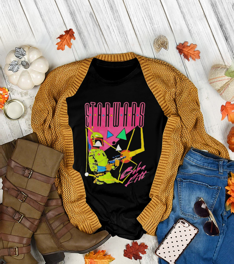 Star Wars Boba Fett neon T-Shirt