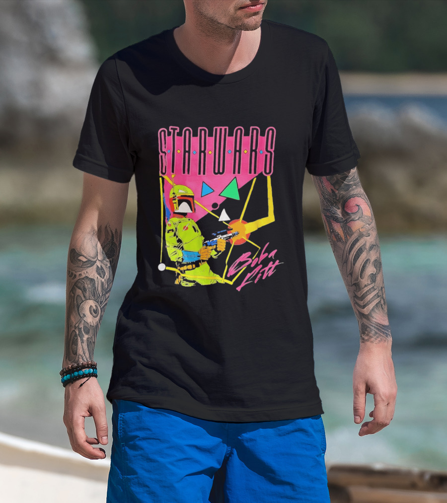 Star Wars Boba Fett Neon T-Shirt