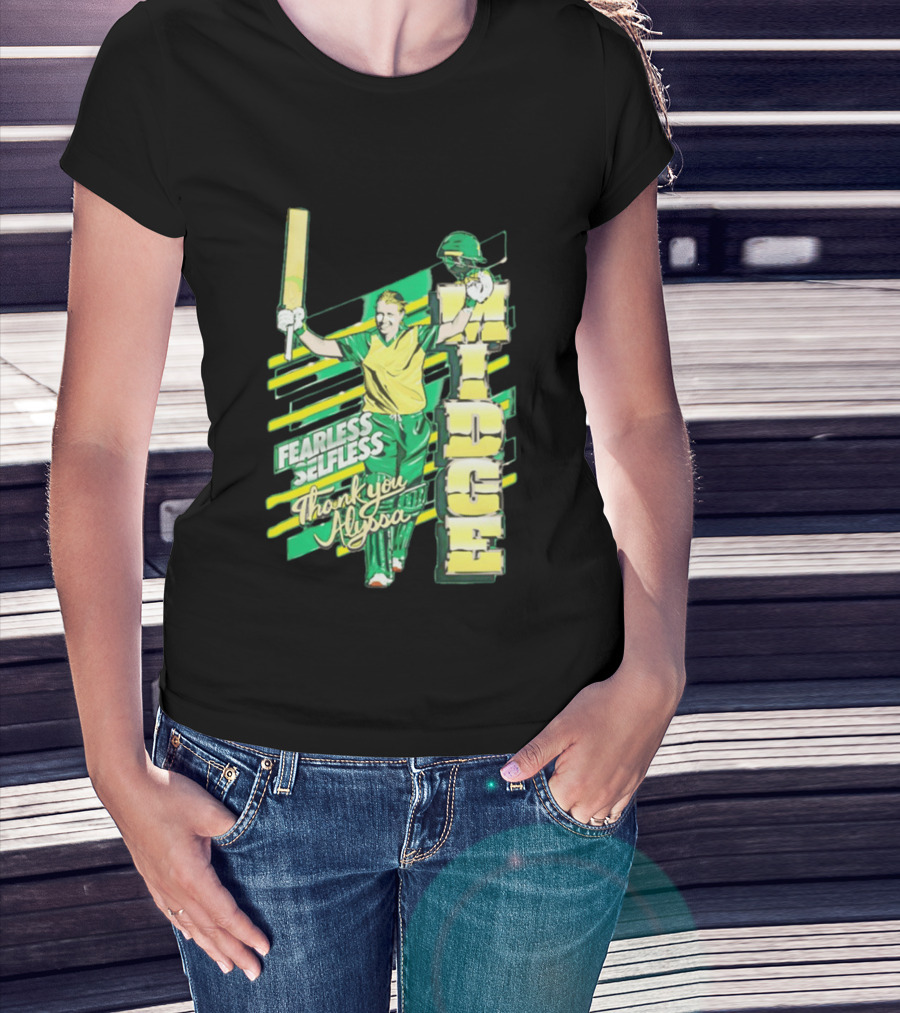 Fearless Selfless Thank You Alyssa Cricket Midge T-Shirt