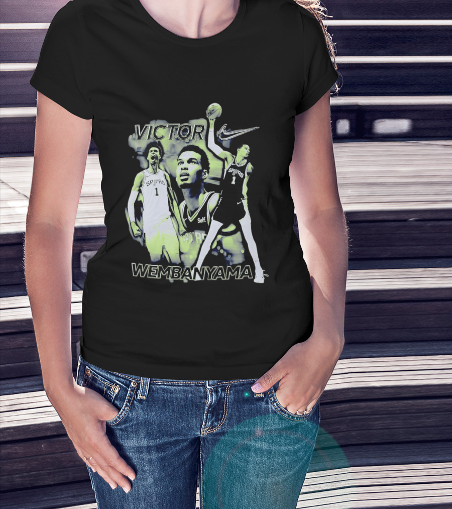 Victor Wembanyama San Antonio Spurs Nike Basketball T-Shirt