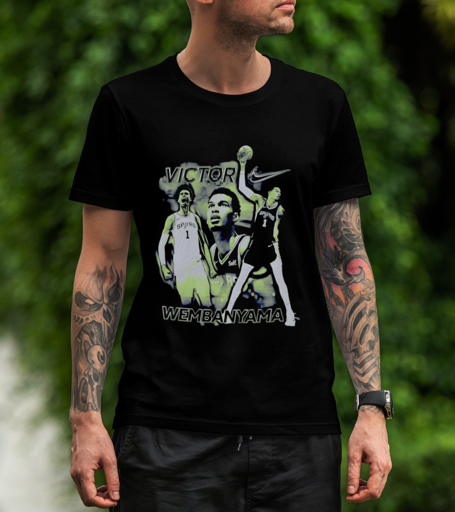 Victor Wembanyama San Antonio Spurs Nike Basketball T-Shirt